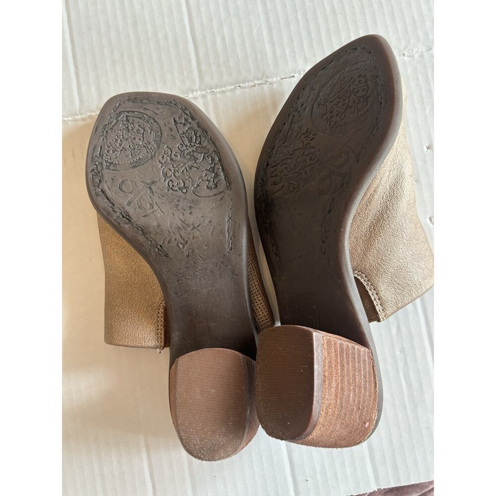 OTBT Women’s Bravura Dark Bronze Leather Block Heel Sandals Mules Size‎ 6 M - Picture 10 of 15